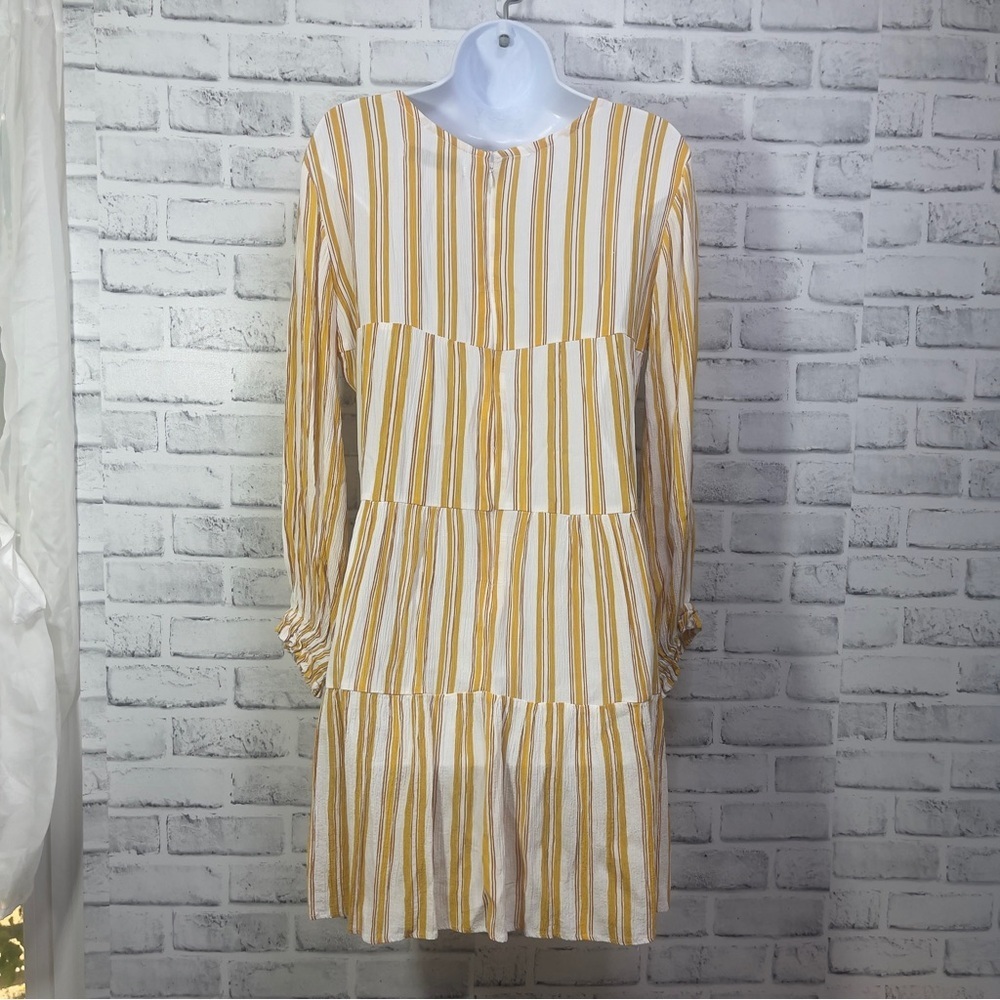 Faithfull the Brand LeGallion Azure Striped Tunic Dress 4 - Picture 5 of 11